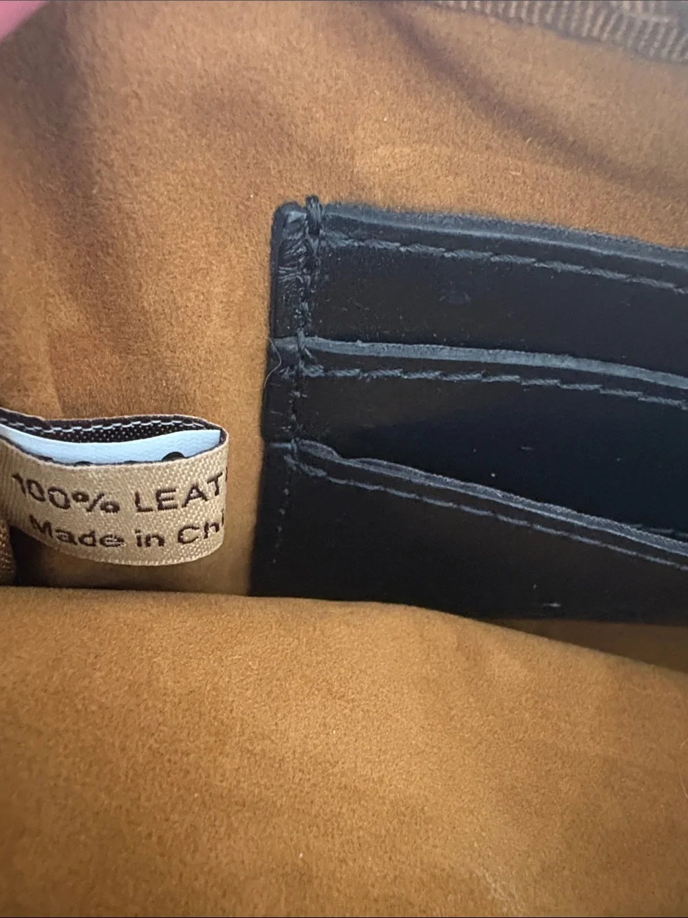 Patricia Nash Viani Leather Wristlet Black